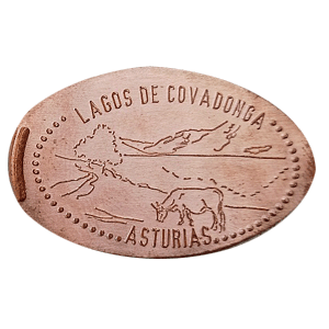 Lagos de Covadonga – Moneta schiacciata