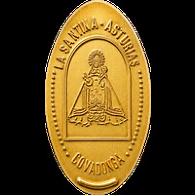 Souvenir coin Covadonga (2022) in Cangas de Onís