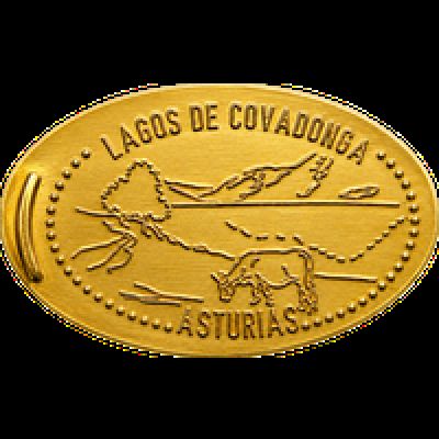 Souvenir coin Covadonga (2022) in Cangas de Onís