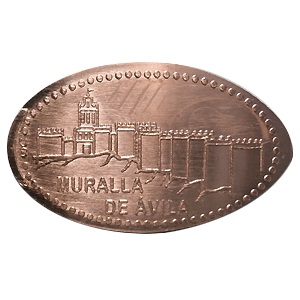 Murallas de Ávila – Moneta schiacciata