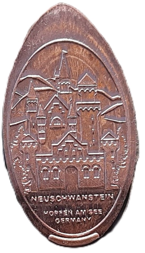 Souvenirmünze Hopfen am See in Füssen