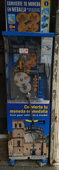 Münzautomat Turística 2 (2023) in Badajoz – Titelbild