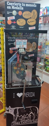 Muntautomaat Mérida (2024) in Mérida