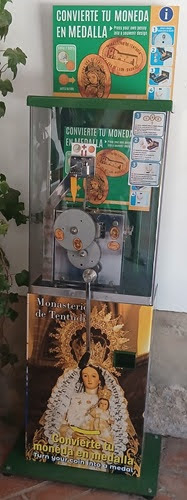 Münzautomat Monasterio de Tentudia in Calera de León – Titelbild