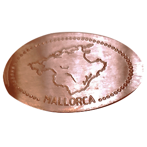 Mapa de Mallorca – Pressmünze