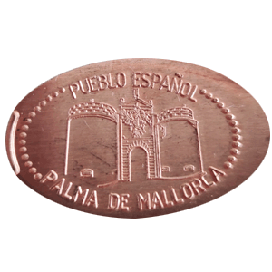 Réplica Puerta Bisagra de Toledo – Pressed coin