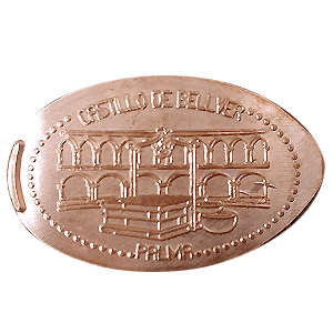 Souvenir coin Castillo de Bellver (2026) in Palma