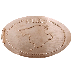 Souvenir coin Castillo de Bellver (2026) in Palma