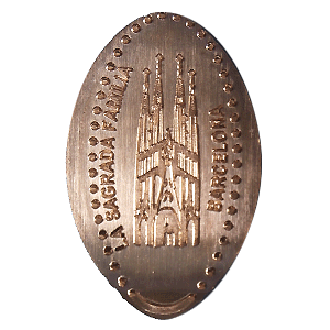 Sagrada Familia – Geplette munt