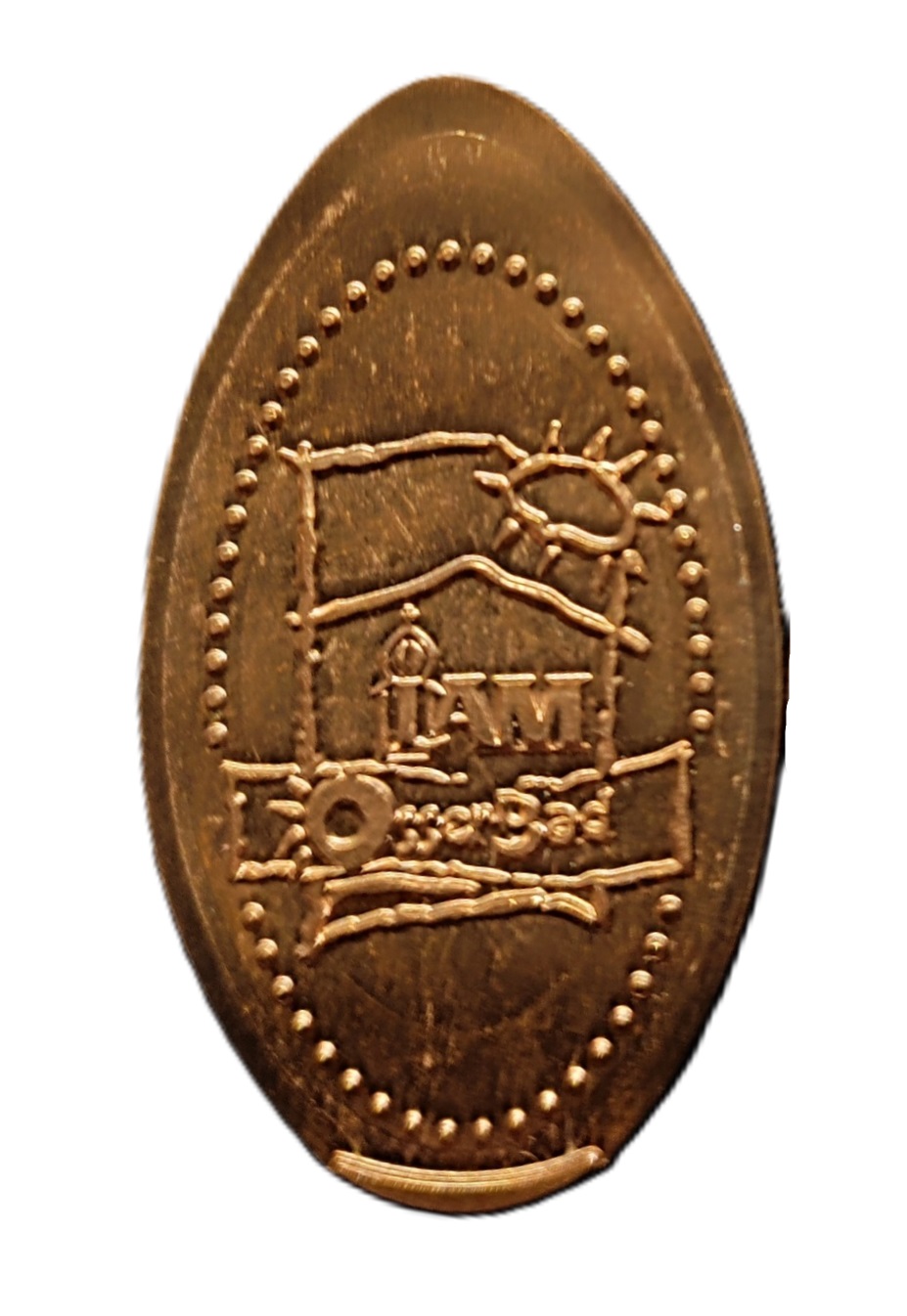 Souvenirmünze – Motiv von Münzautomat Osserbad (Lam)