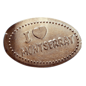 I Love Montserrat – Pressmünze