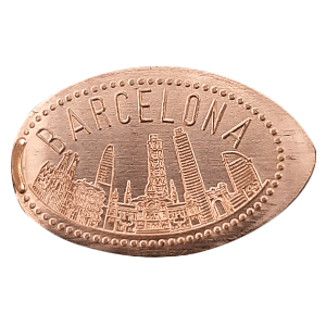 Skyline de Barcelona – Pressmünze
