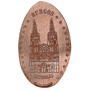 Souvenirmünze Turística 4 in Burgos