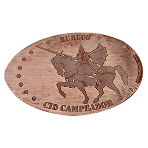 Souvenirmünze Turística 4 in Burgos
