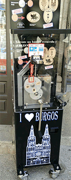 Münzautomat Turística 4 in Burgos