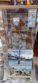 Münzautomat Orbaneja del Castillo (2022) in Valle de Sedano – Titelbild