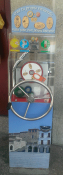 Muntautomaat Plaza Mayor in Cáceres