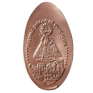 Virgen de Guadalupe sobre Monasterio – Pressmünze