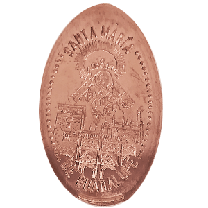 Virgen de Guadalupe sobre Monasterio – Pressmünze