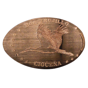 Cigüeña – Geplette munt