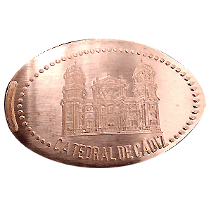 Moneta souvenir Puerta de Tierra 2 a Cádiz