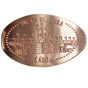 Moneta souvenir Turística (2021) a Cádiz