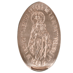 Virgen de la Oliva – Pressmünze