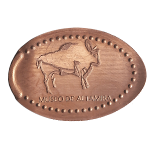 Bisonte – Moneda elongada