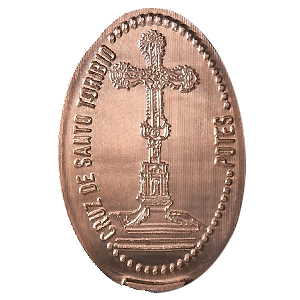 Cruz de Santo Toribio. Lignum Crucis – Geplette munt