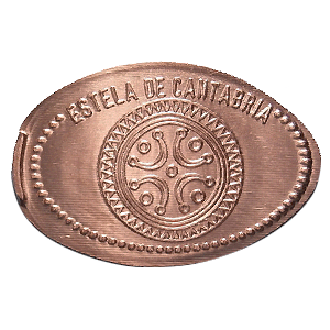 Estela de Cantabría – Geplette munt