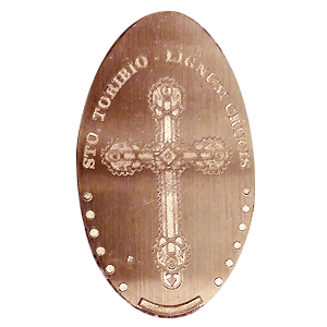Cruz de Santo Toribio. Lignum Crucis – Geplette munt