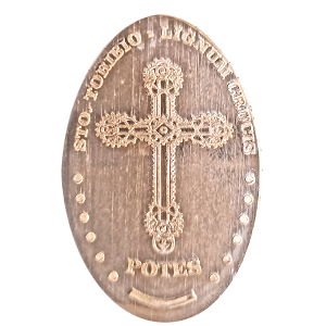 Cruz de Santo Toribio. Lignum Crucis – Geplette munt