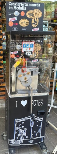Münzautomat Potes (2024) in Potes