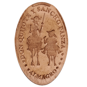 Don Quijote y Sancho Panza – Pressmünze