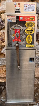Münzautomat Castillo de Calatrava (2018) in Cerro Alacranejo, a Puertollano, Km 2,3, Ctra de Calzada de Calatrava, 13380 Aldea del Rey, Cdad. Real – Titelbild