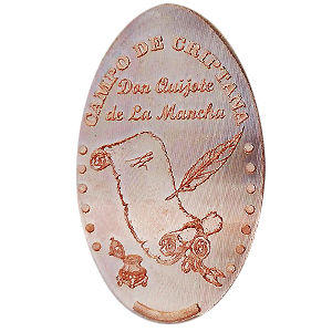 Pergamino. Don Quijote de la Mancha – Pressmünze