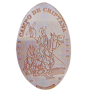 Don Quijote y Sancho Panza – Pressmünze