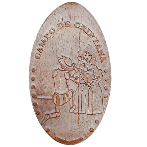 Don Quijote y Dulcinea – Pressmünze