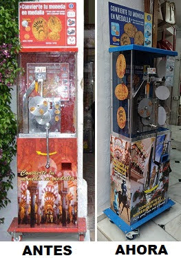 Máquina de monedas Turística en Córdoba