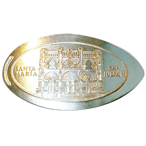 Souvenir coin Turística (2022) in Cuenca