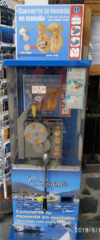 Münzautomat Cadaqués (2019-1) in Plaça del Passeig, 3, 17488 Cadaqués, Girona – Titelbild