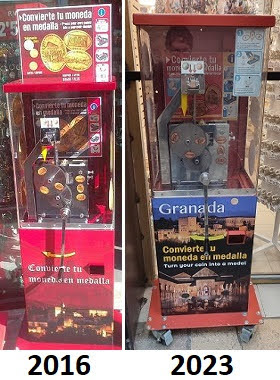 Muntautomaat Turística in Granada
