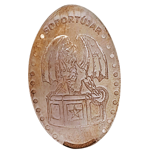 Fuente del Dragón – Pièce écrasée