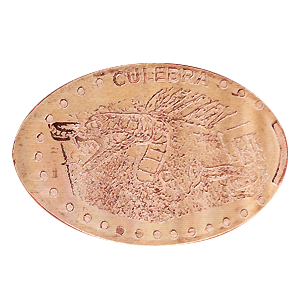 Soportal de la serpiente. Culebra – Geplette munt