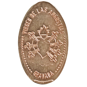 Souvenirmunt Virgen de las Angustias (2025) in Granada