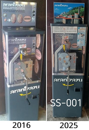 Münzautomat Virgen de Arantzazu in Oñati – Titelbild