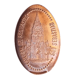 Catedral del Buen Pastor – Moneta schiacciata