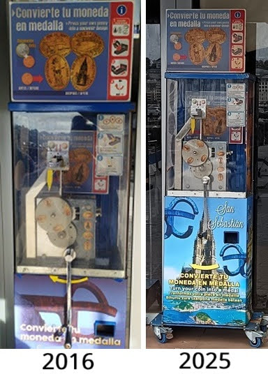 Münzautomat San Sebastián (2016) in Donostia / San Sebastián