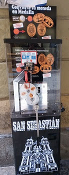 Münzautomat San Sebastián 4 (2018) in Donostia / San Sebastián