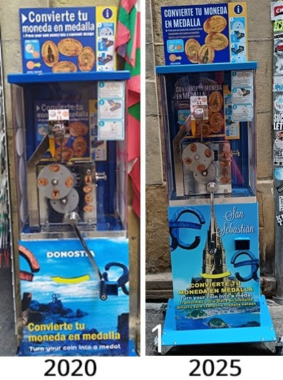 Münzautomat San Sebastián 6 (2020) in Donostia / San Sebastián